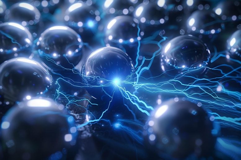 Energy Orbs Electricity Art Concept