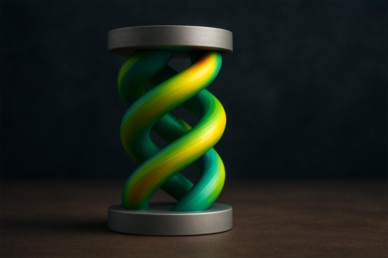 Helical Deformation Art Concept