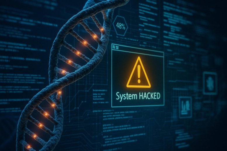 Hacked DNA Genetics Cybersecurity