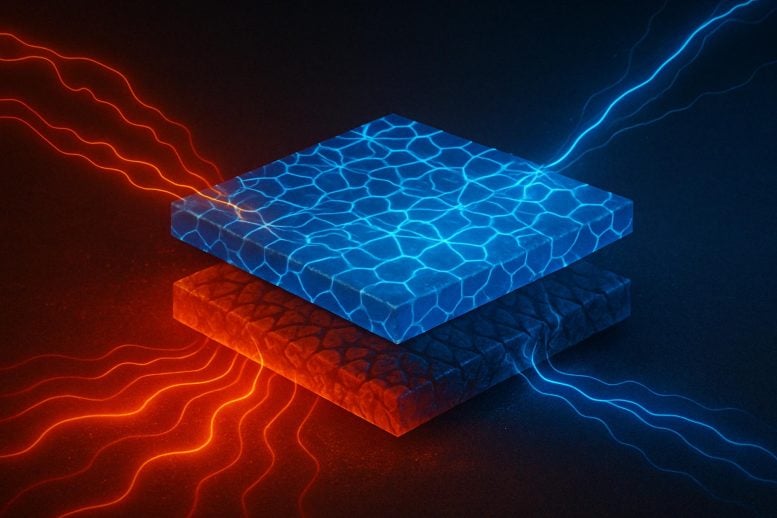 Thermoelectric Material Art Concept
