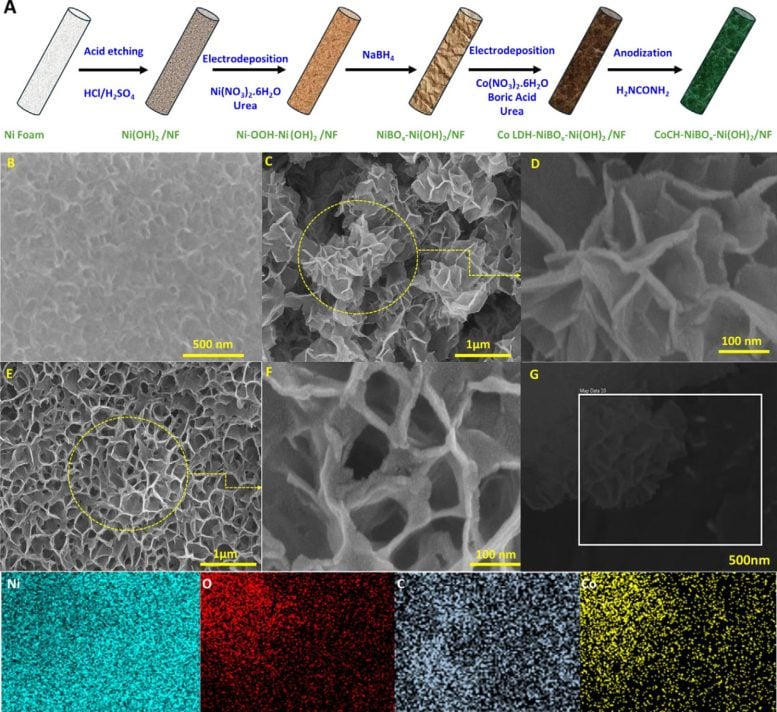 Systematic Illustration of the Formation Process of How the New Device Extracts Hydrogen From Seawater