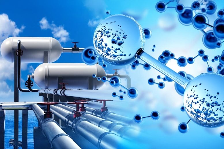 Hydrogen Seawater Tanks Pipes