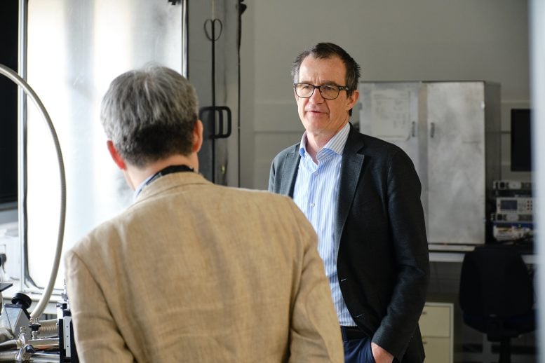 Professor Martin Kuball, right