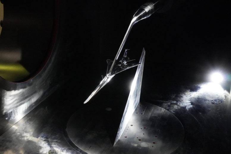 X-59 Model Tested in Japanese Supersonic Wind Tunnel