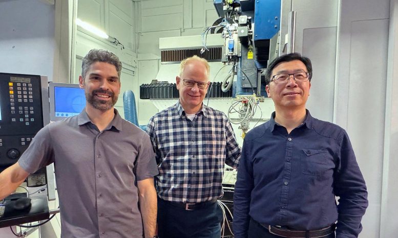 Ryan Brooke, Professor Mark Easton and Dr Dong Qiu