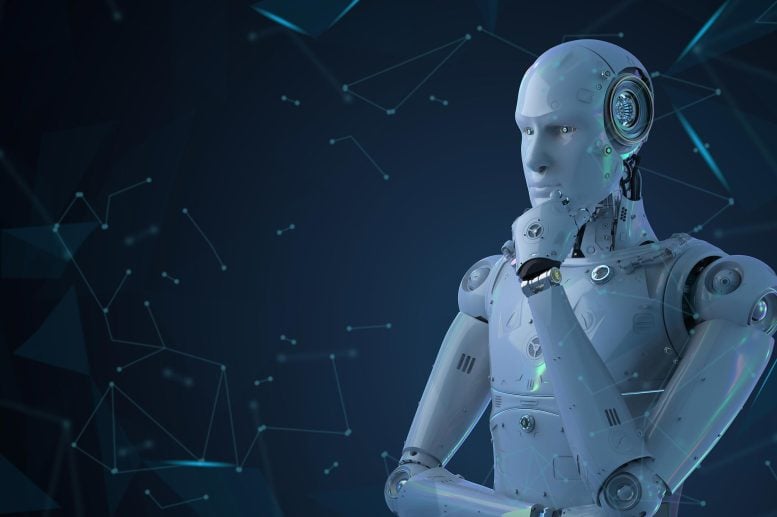 Robot Thinking Artificial Intelligence Technology