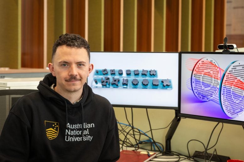 Joshua Jordan at His Workstation