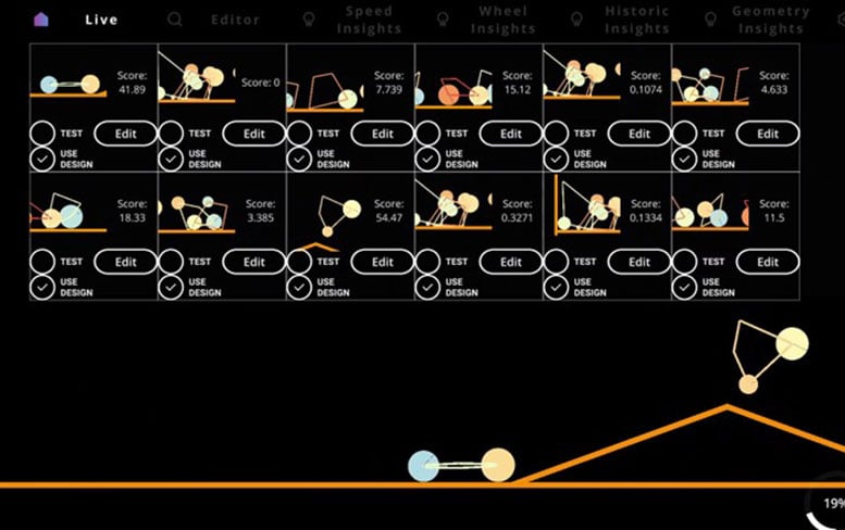 Genetic Car Designer Game