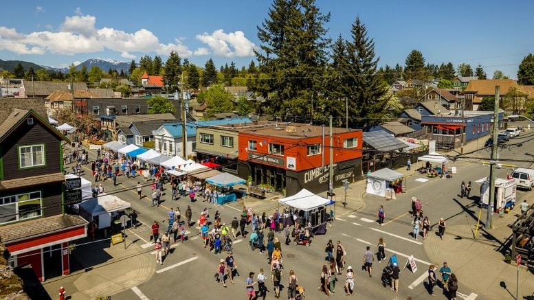 Aerial View of Cumberland Street Market