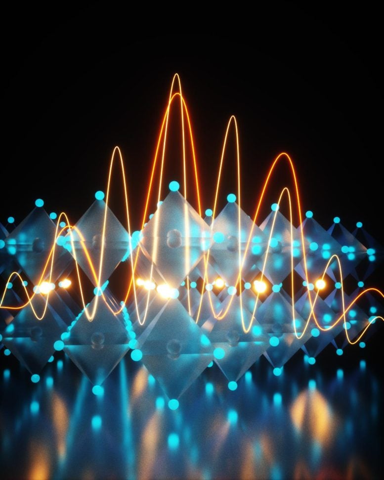 Light Bends Perovskite Crystal Lattice