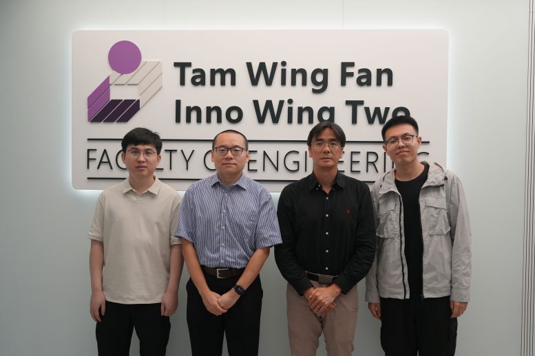 Zhiqin Chu and Yuan Lin With HKU Research Team